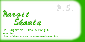 margit skamla business card